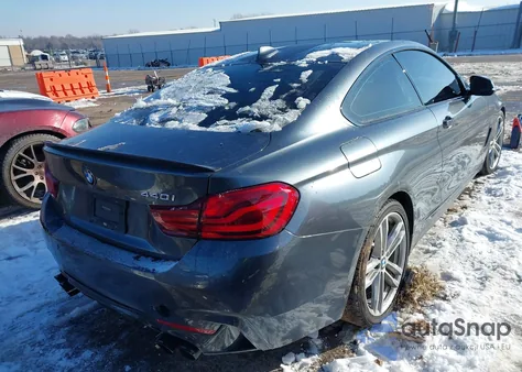 2020 BMW 440I из США, поврежденный, VIN WBA4W7C06LAH17179